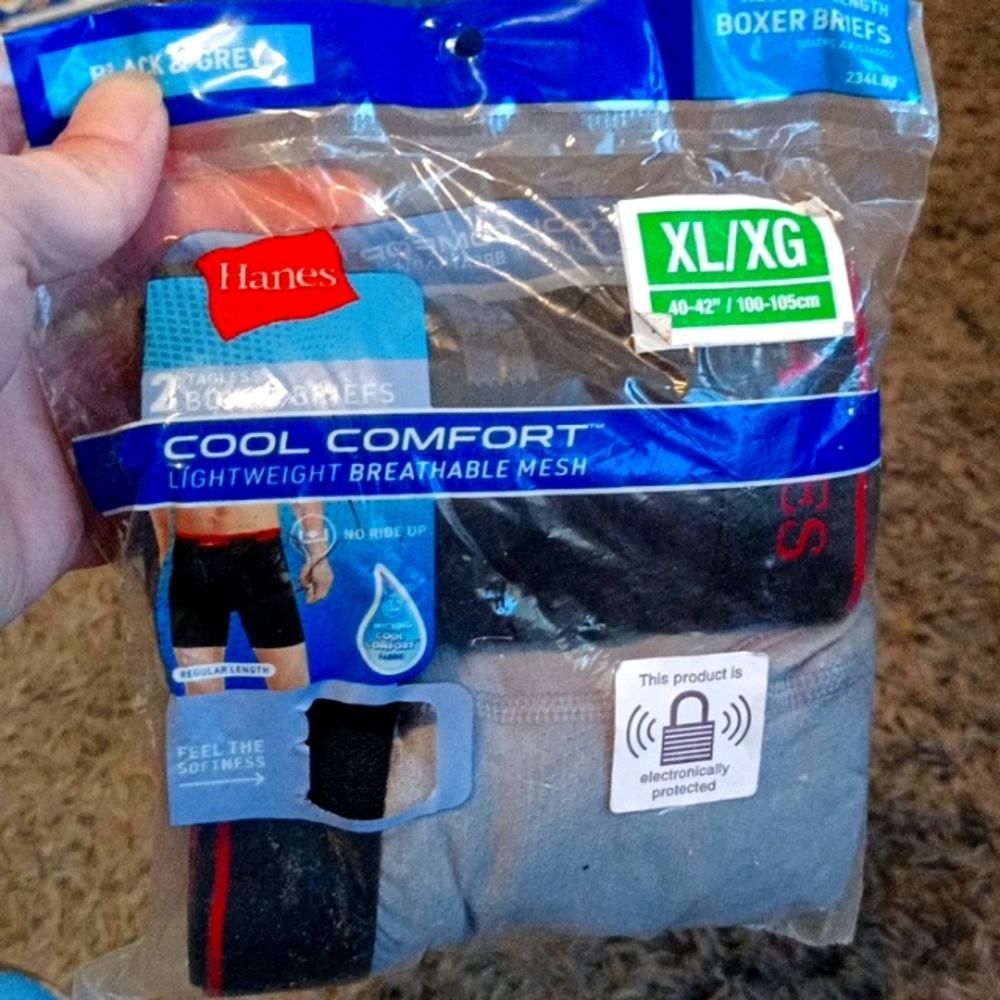 Hanes Boxer Briefs Mens